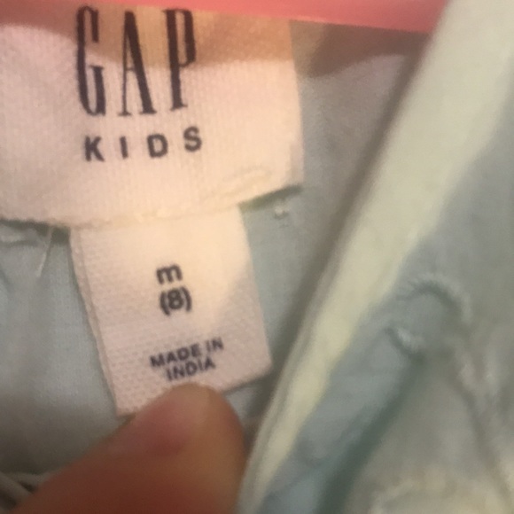 Girls Size M(8) GAP Maxi Dress in Pale Turquoise - Picture 6 of 7